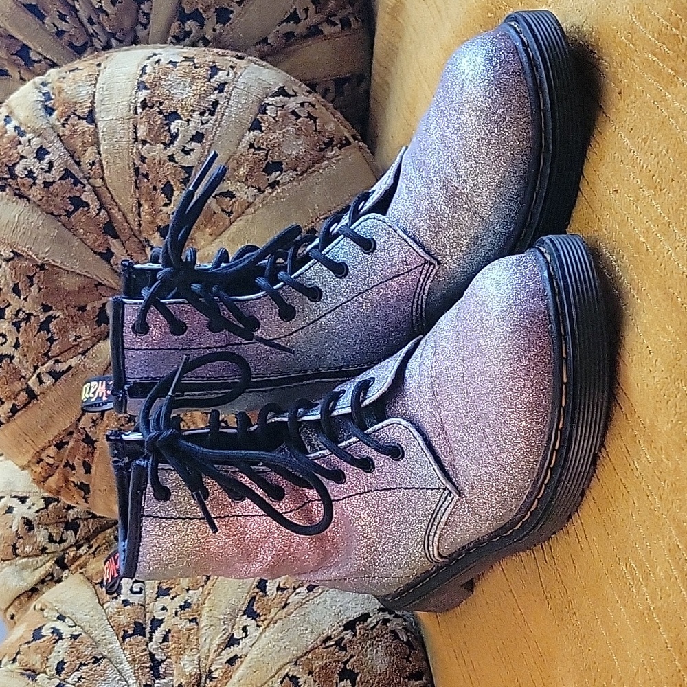 Rainbow Glitter Dr. Martens
